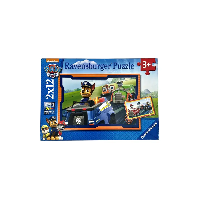 Puzzle - La Pat'Patrouille en action - 2x12 pièces- Édition 2015