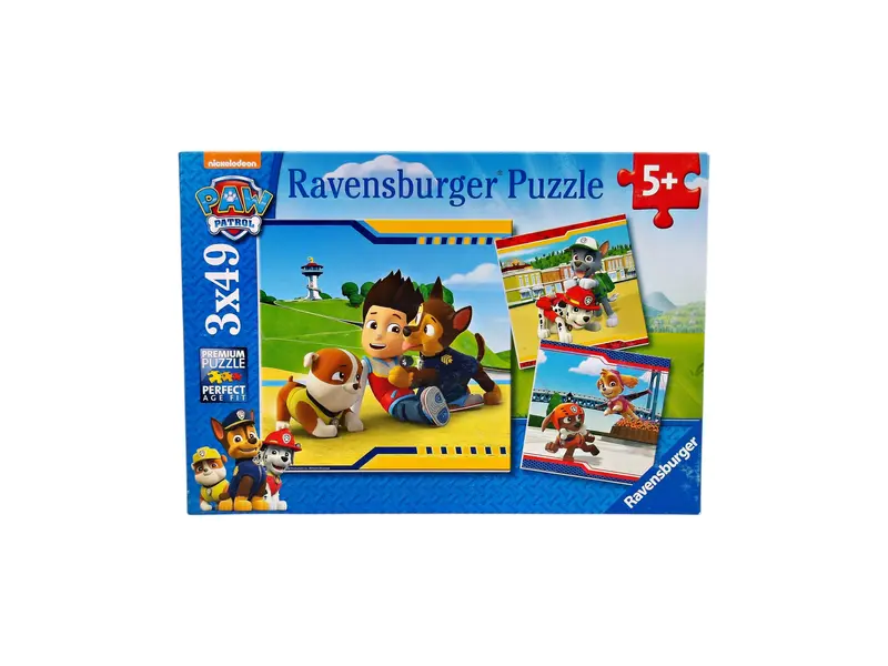 Puzzle - La Pat'Patrouille - Héros à fourrure- 3x49 pièces