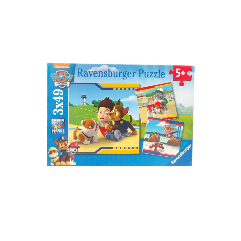 Puzzle - La Pat'Patrouille - Héros à fourrure- 3x49 pièces