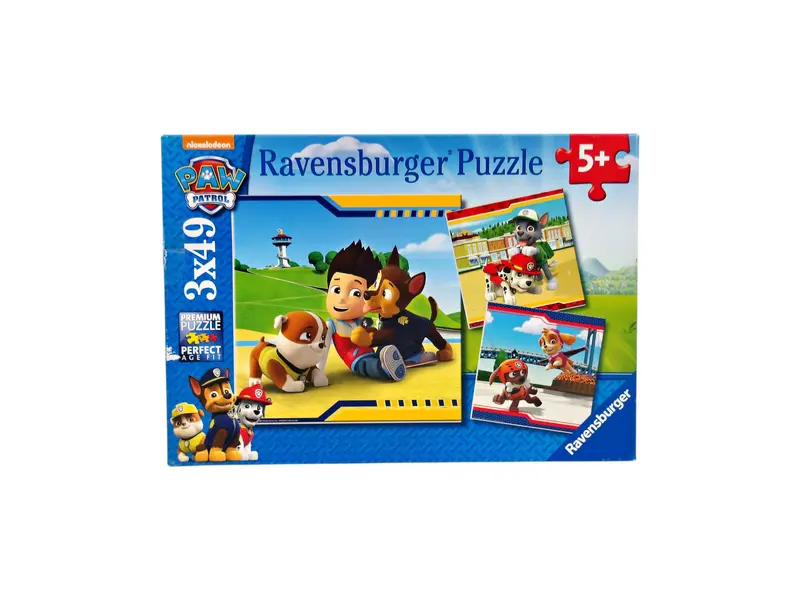 Puzzle - La Pat'Patrouille - Héros à fourrure- 3x49 pièces
