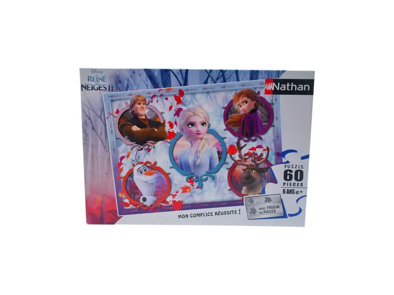 Puzzle -  La reine des neige - Unis pour la vie - 60 pièces