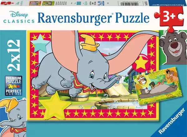 Puzzle L'appel de l'aventure - 2 x 12 pièces