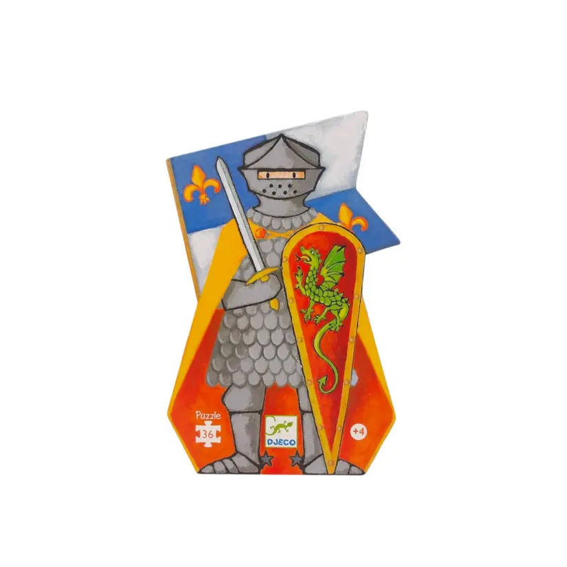 Puzzle - Le chevalier au dragon - 36 pièces