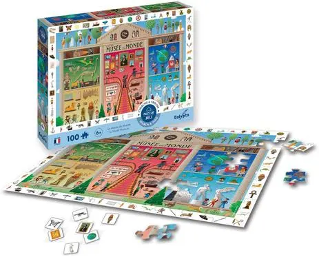 Puzzle Le musée du monde 100pièces