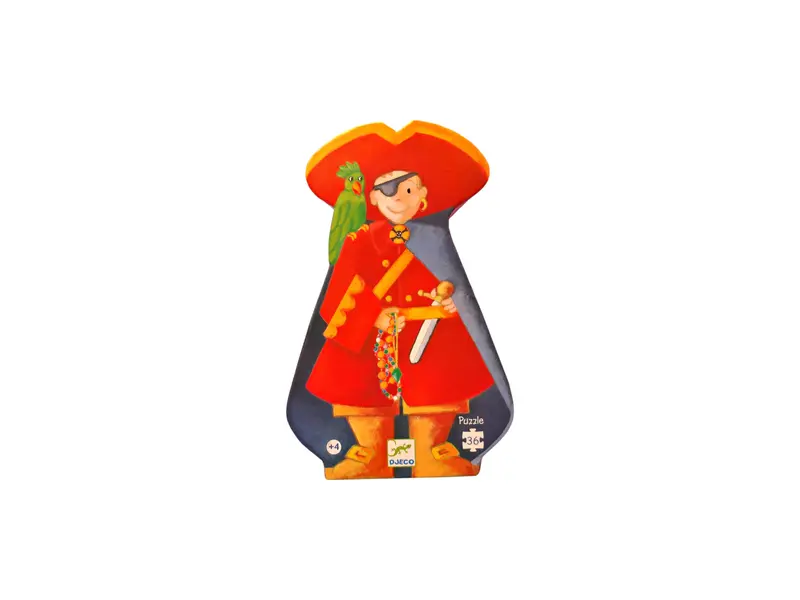 Puzzle - Le pirate et son trésor - 36 pièces