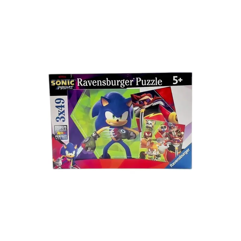 Puzzle - Les aventures de Sonic - 3x49 pièces