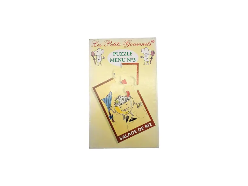 Puzzle- Les petits gourmets - Salade de riz - 5x6 pièces