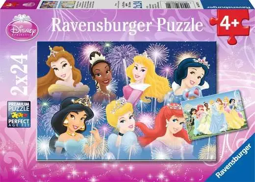 Puzzle Les princesses réunies - 2 x 24 pièces