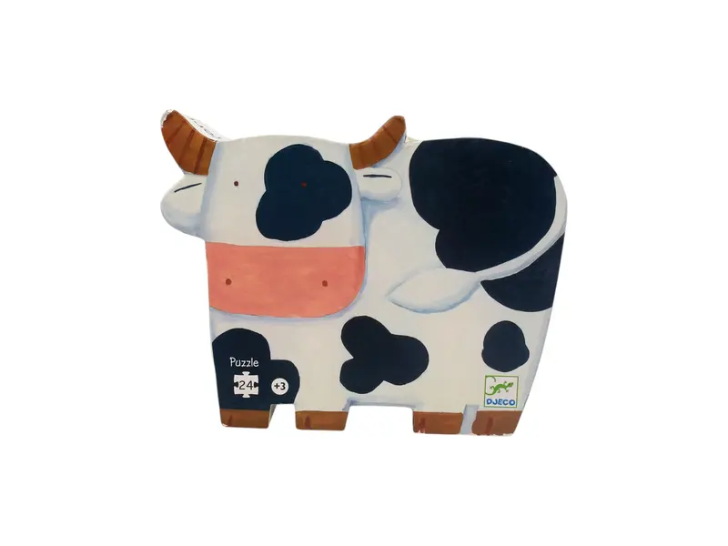 Puzzle - Les vaches à la ferme - 24 pièces