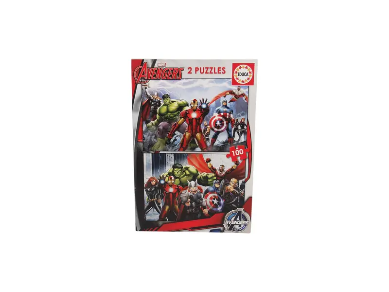 Puzzle - Marvel Avengers 2 x 100 pièces