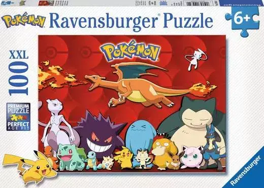 Puzzle Mes Pokémon préférés - 100 pièces