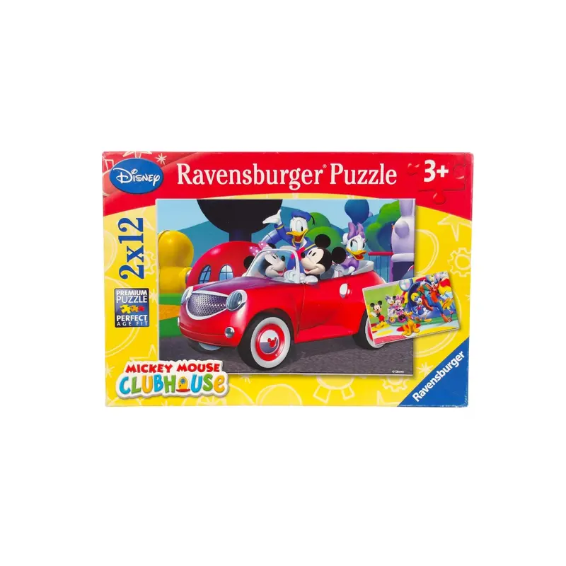 Puzzle - Mickey mouse club house - 2x12 pièces