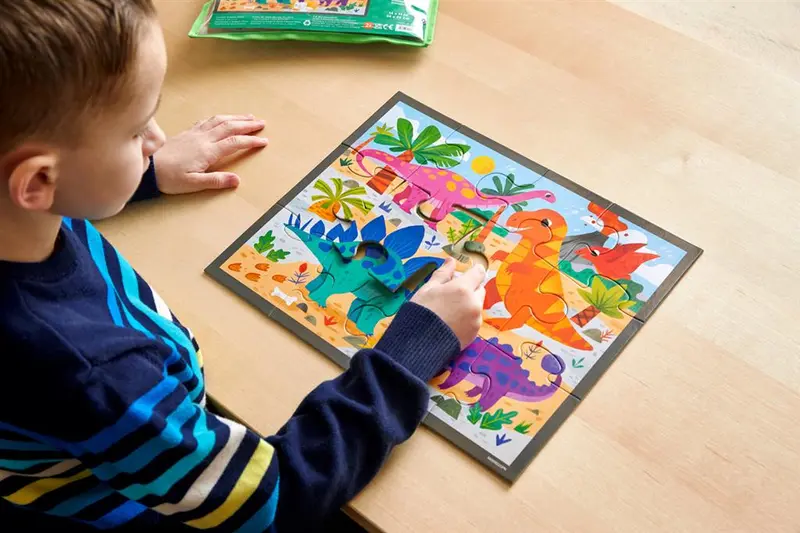 Puzzle Mighty Dinosaurs - 12 pièces