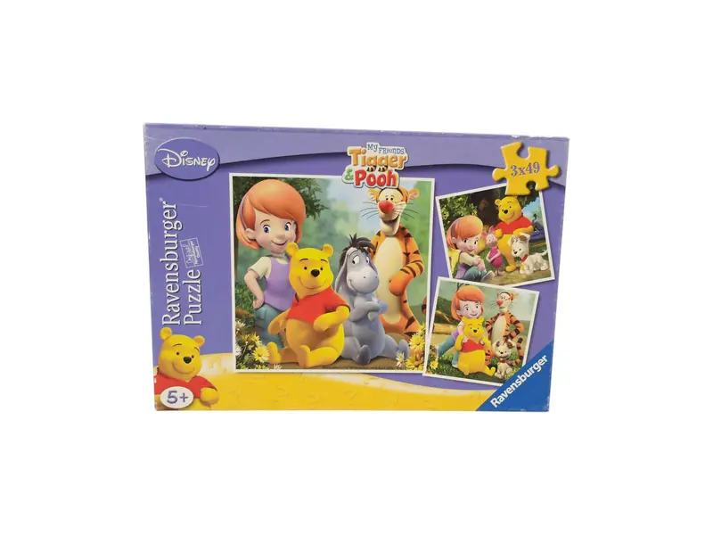 Puzzle - My friends Tigrou et Winnie - 3 x 49 pièces
