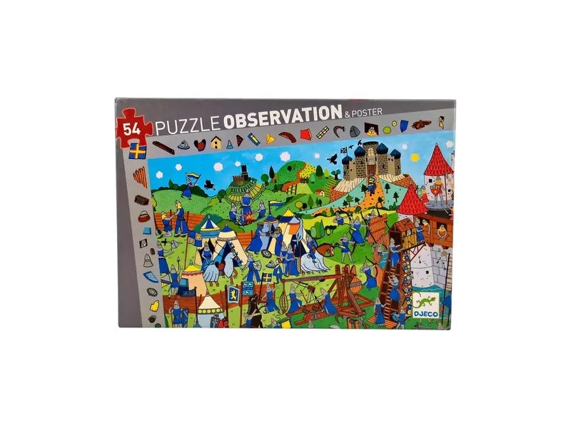 Puzzle Observation -  Chevaliers - 54 pièces