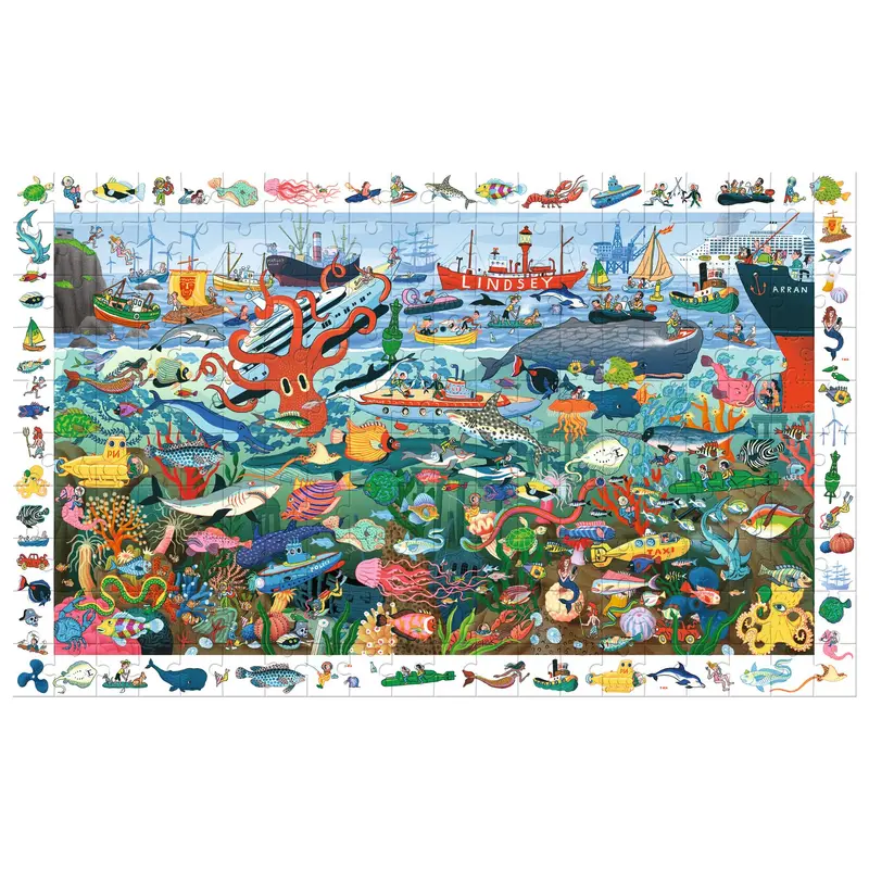 Puzzle observation Les secrets de la mer - 200 pièces