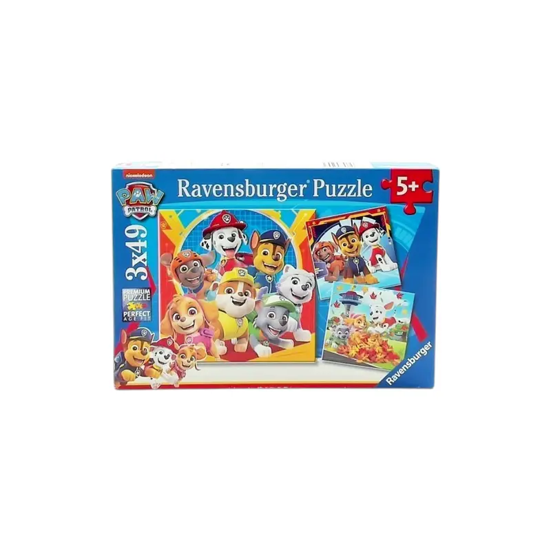 Puzzle - Pat'Patrouille - 3x49 pièces