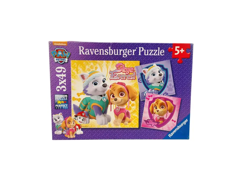 Puzzle - Pat'Patrouille - Charmantes chiennes - 3 x 49 pièces- Édition 2016