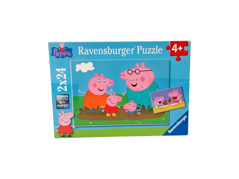 Puzzle - Peppa Pig - 2 x 24 pièces- Édition 2014