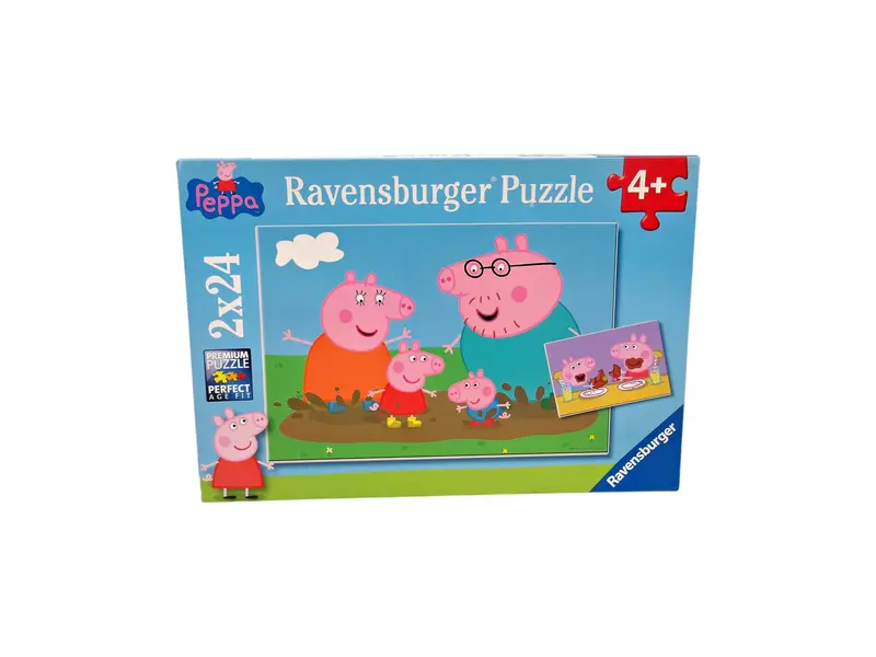 Puzzle - Peppa Pig - 2 x 24 pièces- Édition 2014