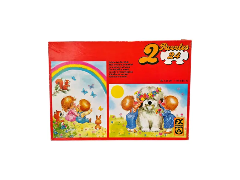 Puzzle - Petits amis - 2x24 pièces