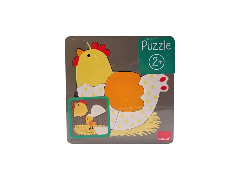 Puzzle - Poule - 3 niveaux
