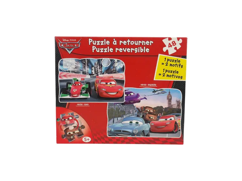 Puzzle réversible - Cars - 48 pièces