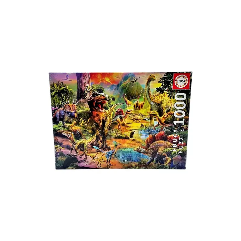 Puzzle -Terre des Dinosaures - 1000 pièces