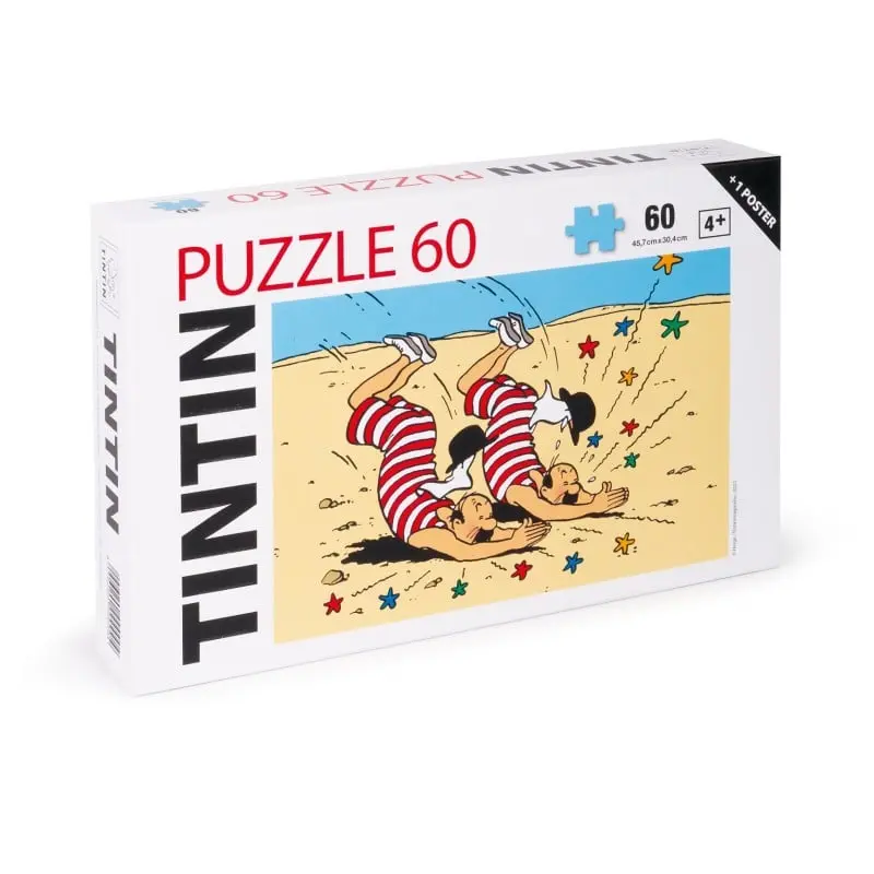 Puzzle Tintin Dupondt dans le désert - 60 pièces