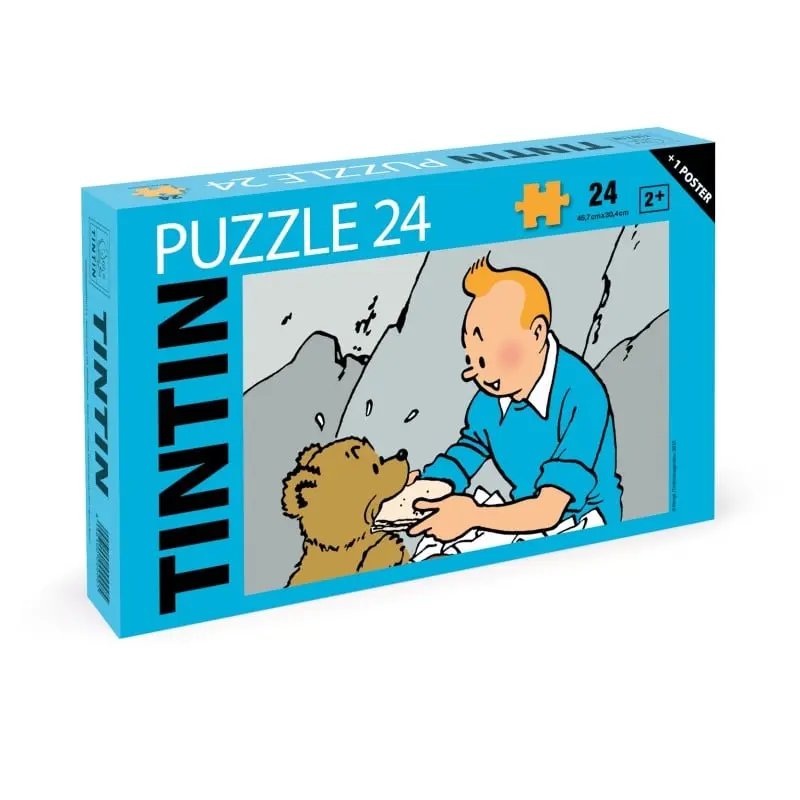 Puzzle Tintin et l’Ourson - 24 pièces