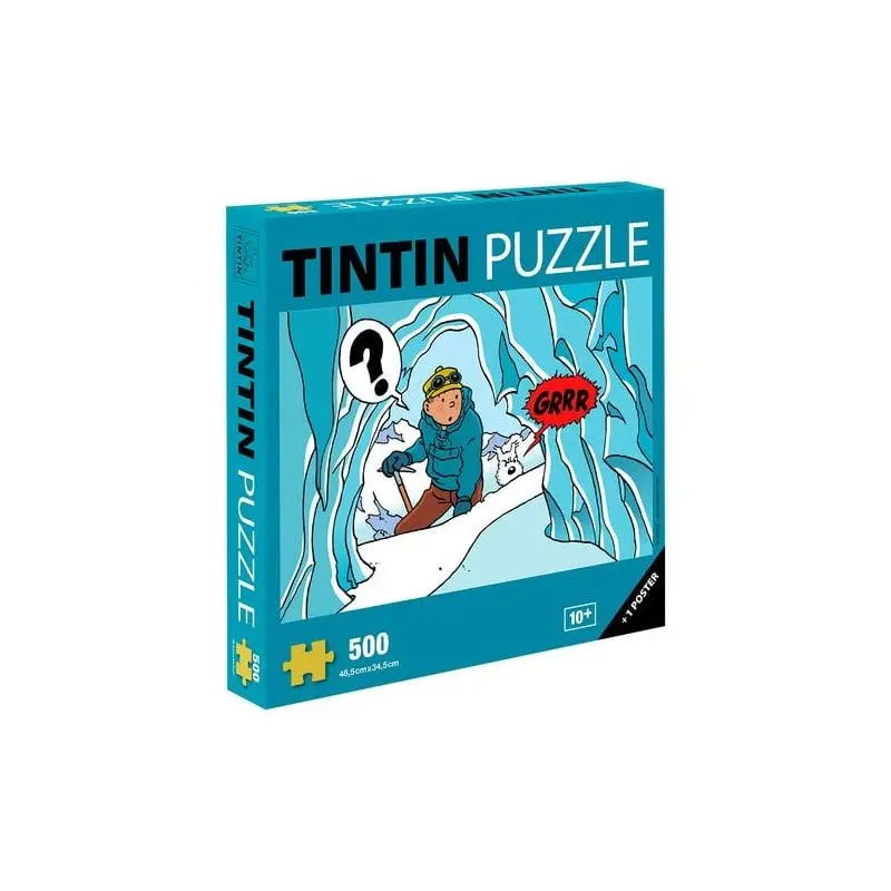 Puzzle Tintin Tintin au Tibet, dans la grotte + 1 poster - 500 pièces
