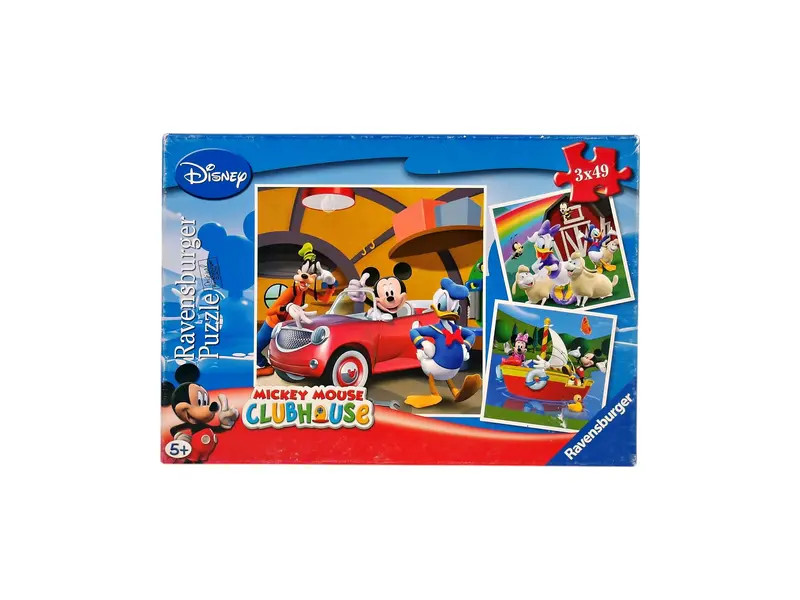 Puzzle - Tout le monde aime Mickey - 3x49 pièces
