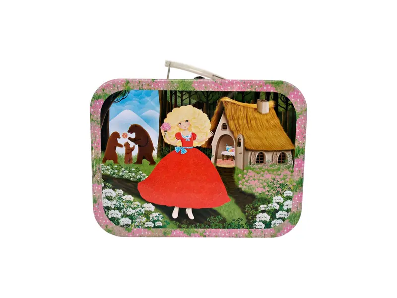 Puzzle valisette métallique - Boucle d'Or - 60 pièces