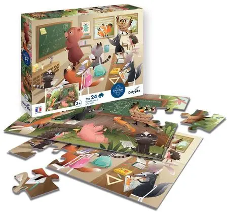 Puzzle Vive l'école 24pièces