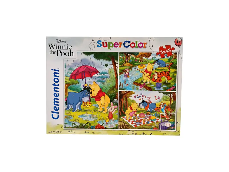 Puzzle - Winnie l'Ourson - 3x48 pièces