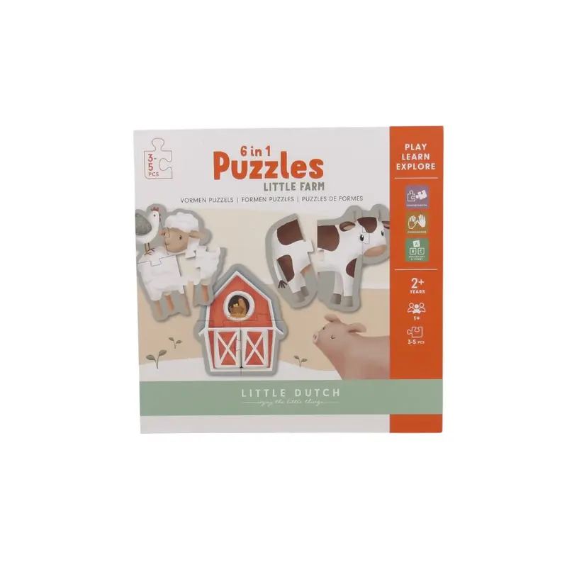 Puzzles 6 en 1 - Little Farm