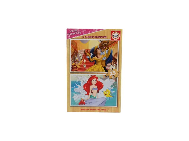 Puzzles bois - Princesses Disney - 2 x 25 pièces