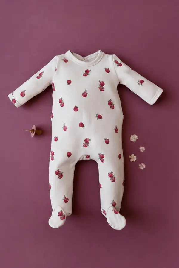 Pyjama Chubby Écru Grenades - Studio Bohème