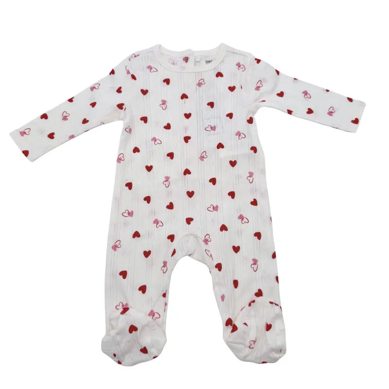 Pyjama dors-bien imprimé cœurs - 9 mois