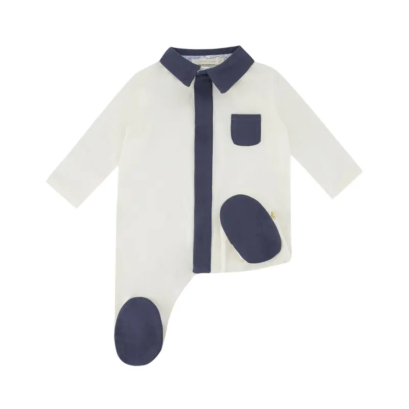 Pyjama Éléphant bleu mer