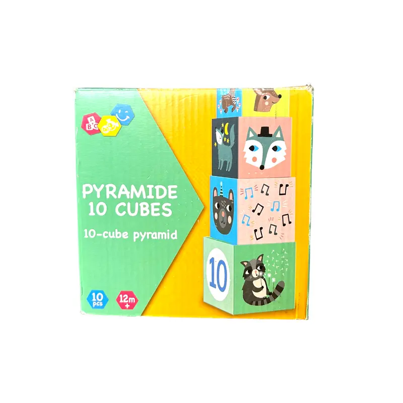 Pyramide d'éveil en carton