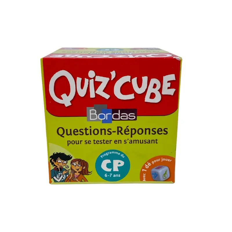 Quiz'cube Programme du CP  - Questions-réponses pour se tester en s'amusant