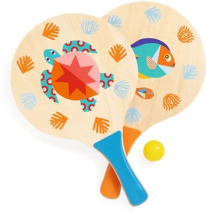Raquettes de plage Sea x2 - Beach tennis dès 3 ans