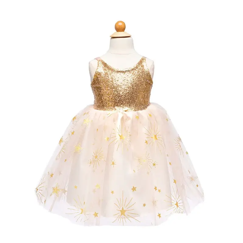 Robe à paillette dorée - Étoiles