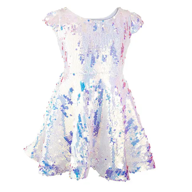 Robe de reine de concert à paillettes
