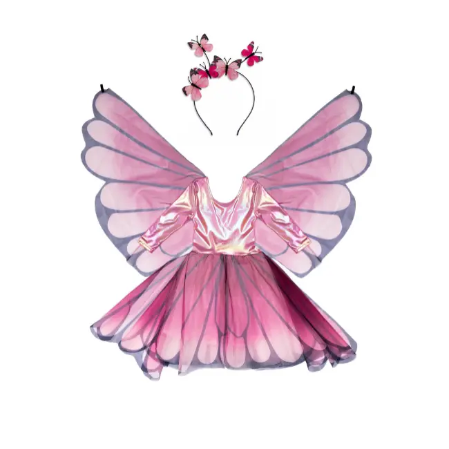 Robe et ailes de papillon 3-4 ans