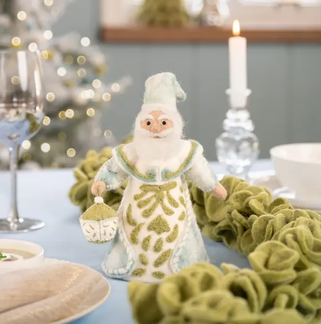 Roi d'hiver décoration en feutrine de laine - Sjaal met Verhaal