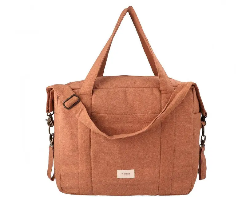 Sac à Langer Coton Marron