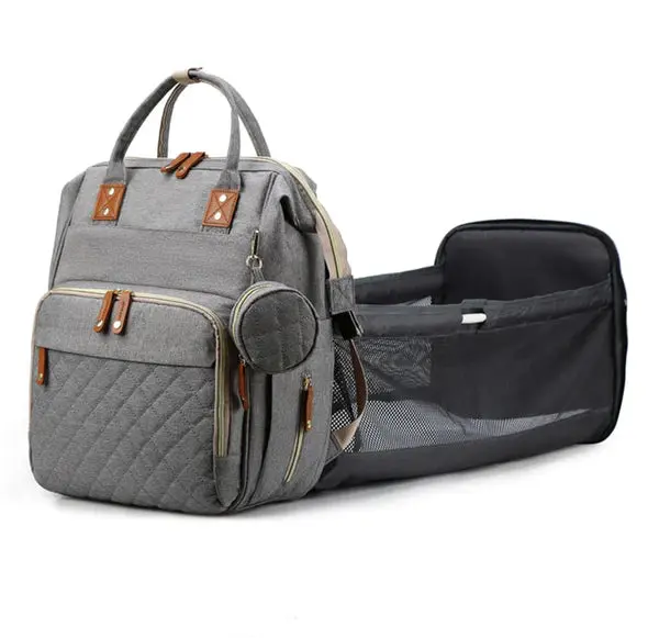 Sac à Langer Sac à Dos 3 en 1 avec Matelas à Langer – Seattle