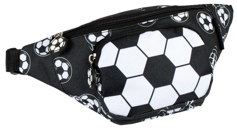 Sac banane ceinture – football noir